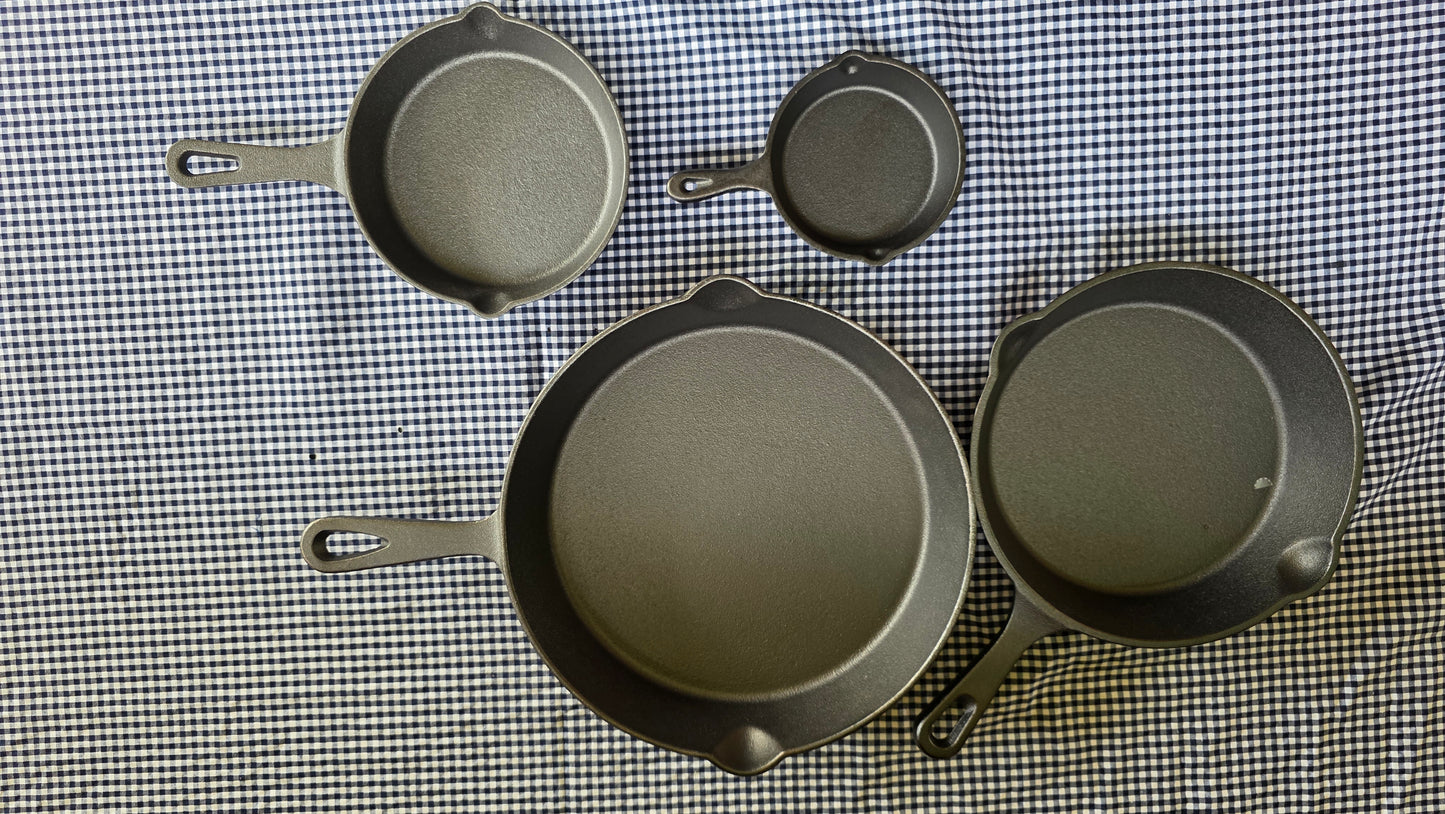 Set de 4 Sartenes de Hierro Fundido