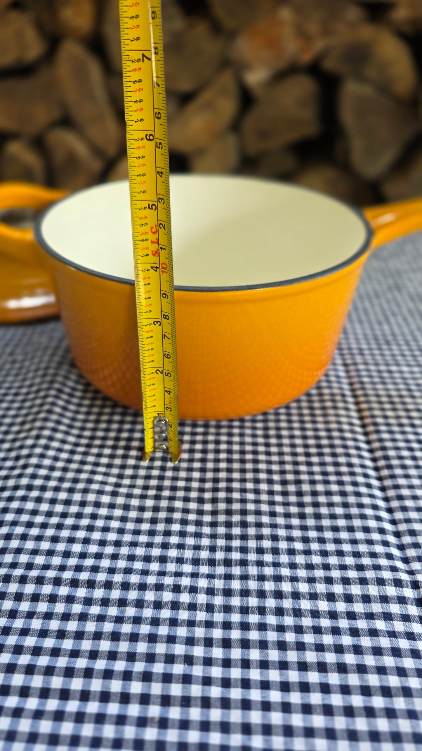 Cacerola Enlosada con Tapa y Mango