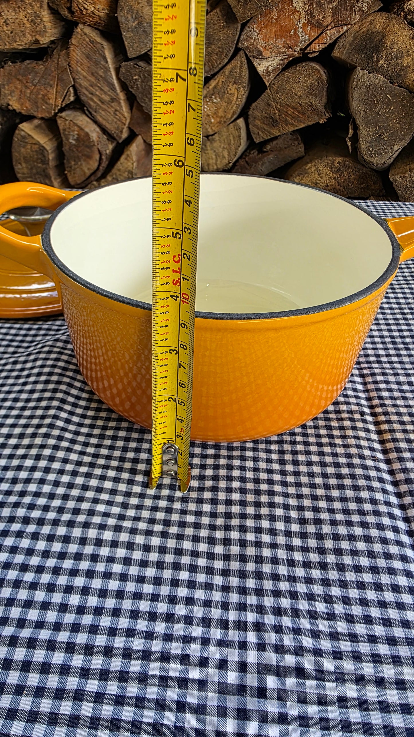 Cacerola Enlosada con Tapa y Mango