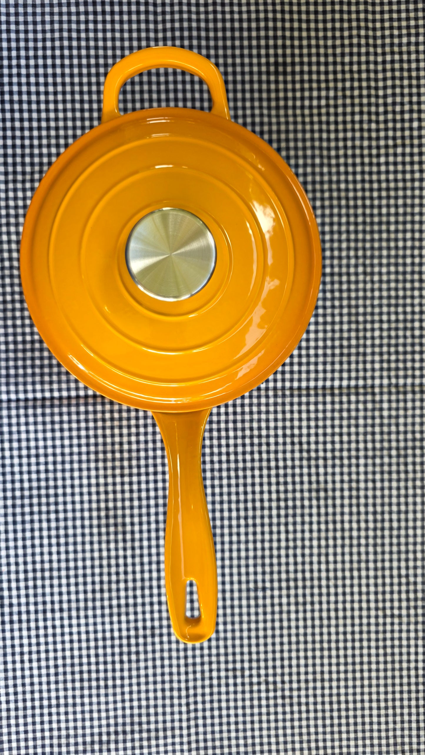 Cacerola Enlosada con Tapa y Mango