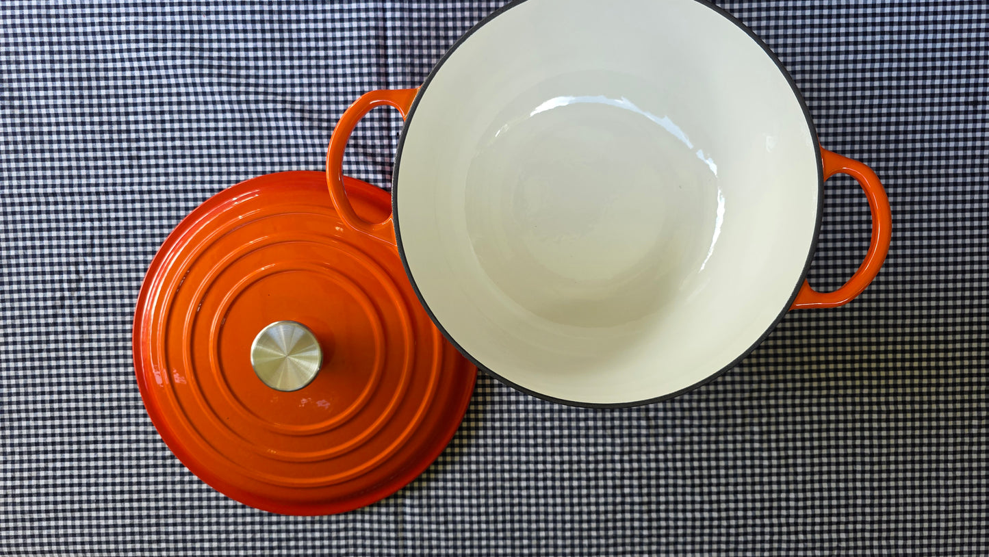 Cacerola Enlosada con Tapa (Variedad de Colores)