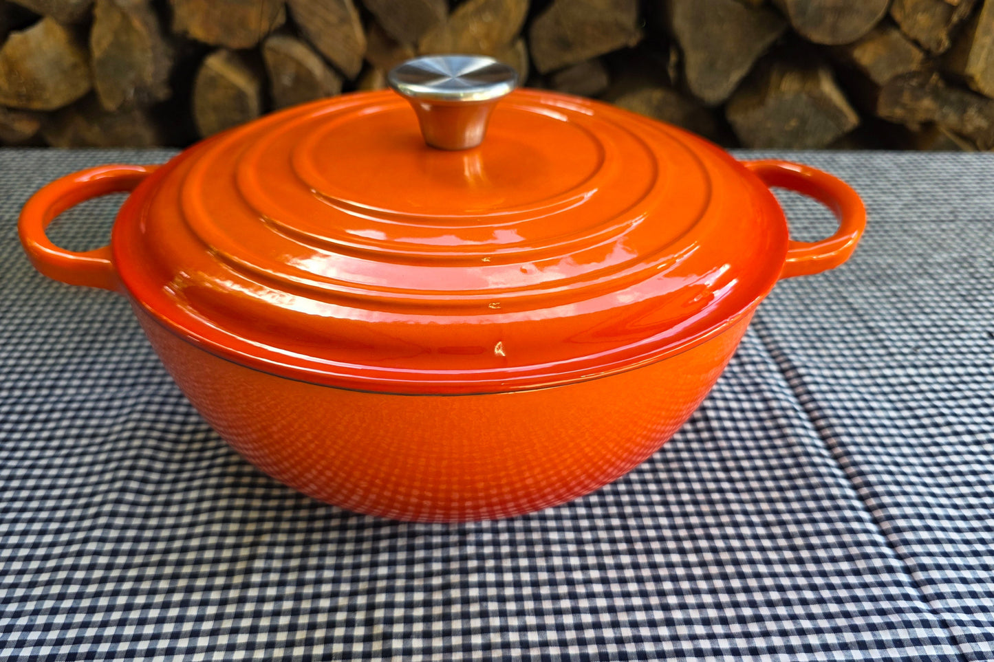 Cacerola Enlosada con Tapa (Variedad de Colores)