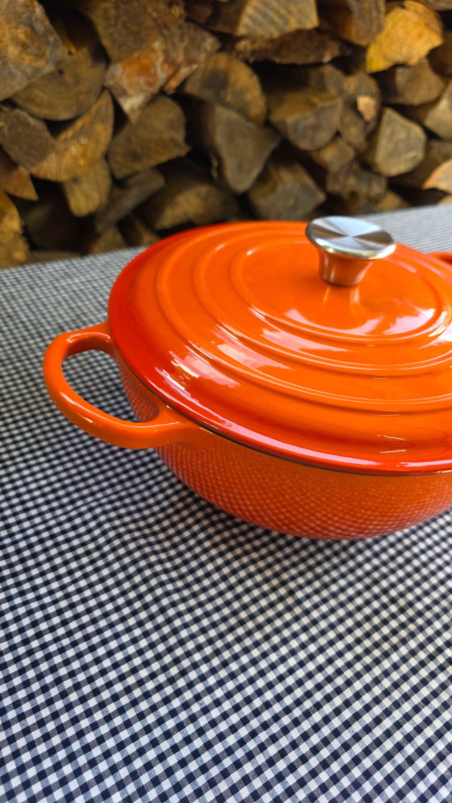 Cacerola Enlosada con Tapa (Variedad de Colores)