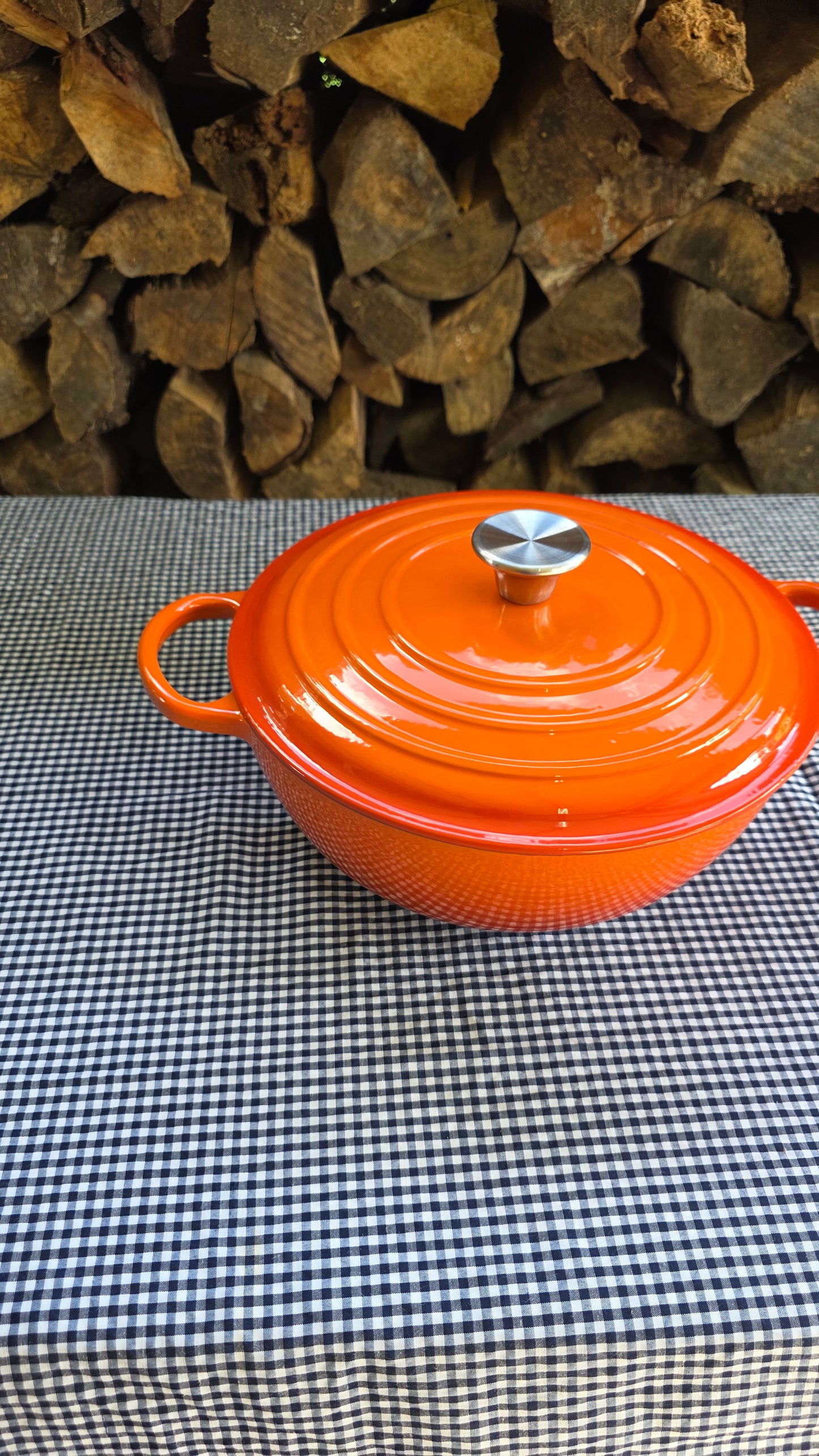 Cacerola Enlosada con Tapa (Variedad de Colores)