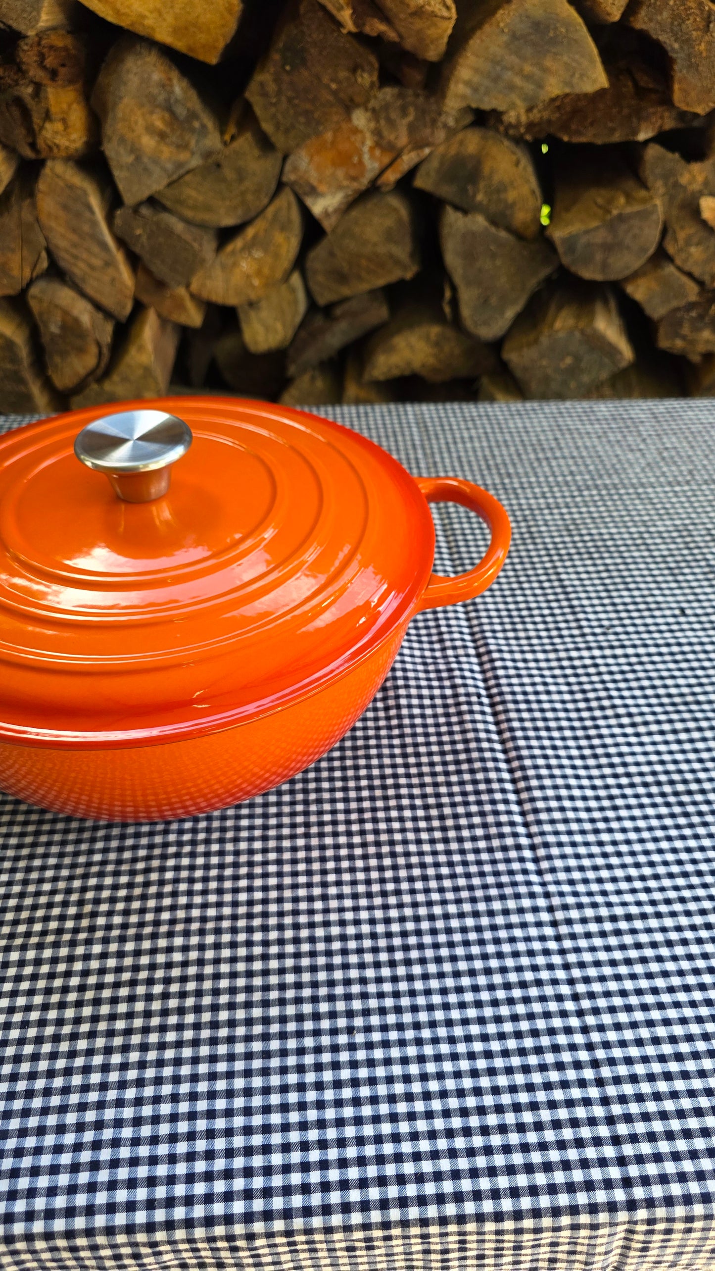 Cacerola Enlosada con Tapa (Variedad de Colores)