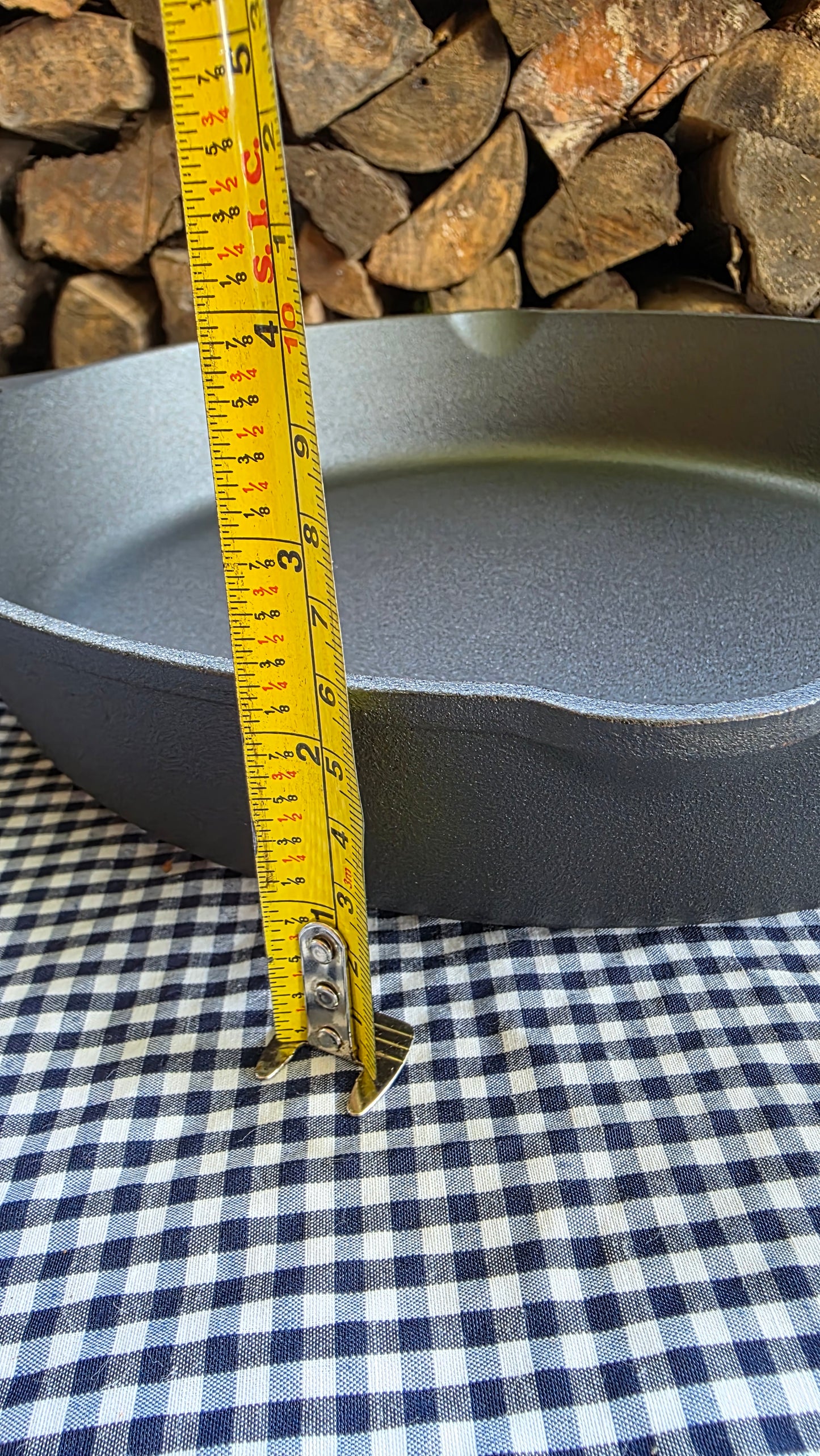 Sartén de Hierro Fundido 30 cm — Poder Culinario para Grandes Creaciones