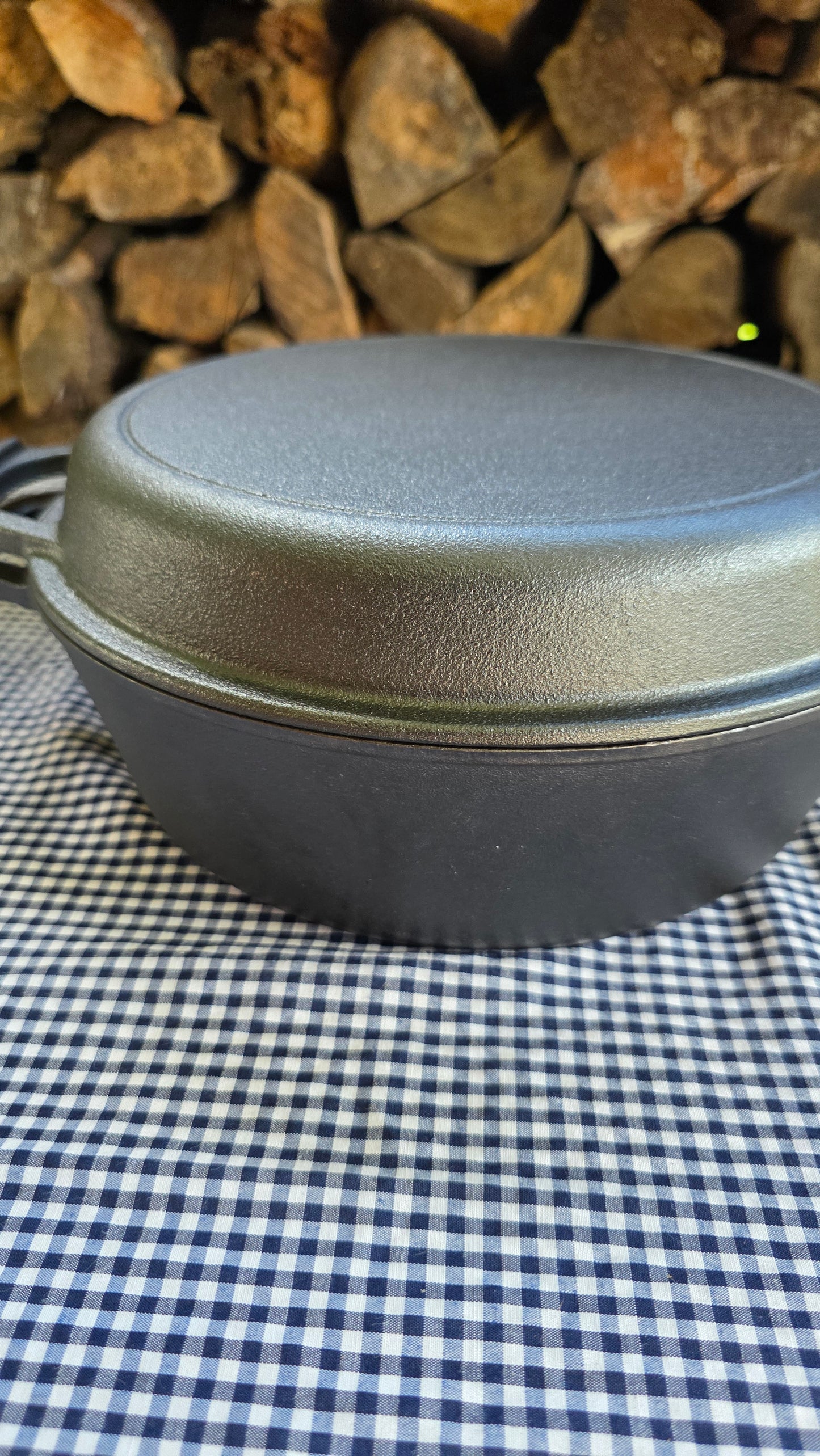 Cacerola Hierro Fundido con Tapa de Sarten