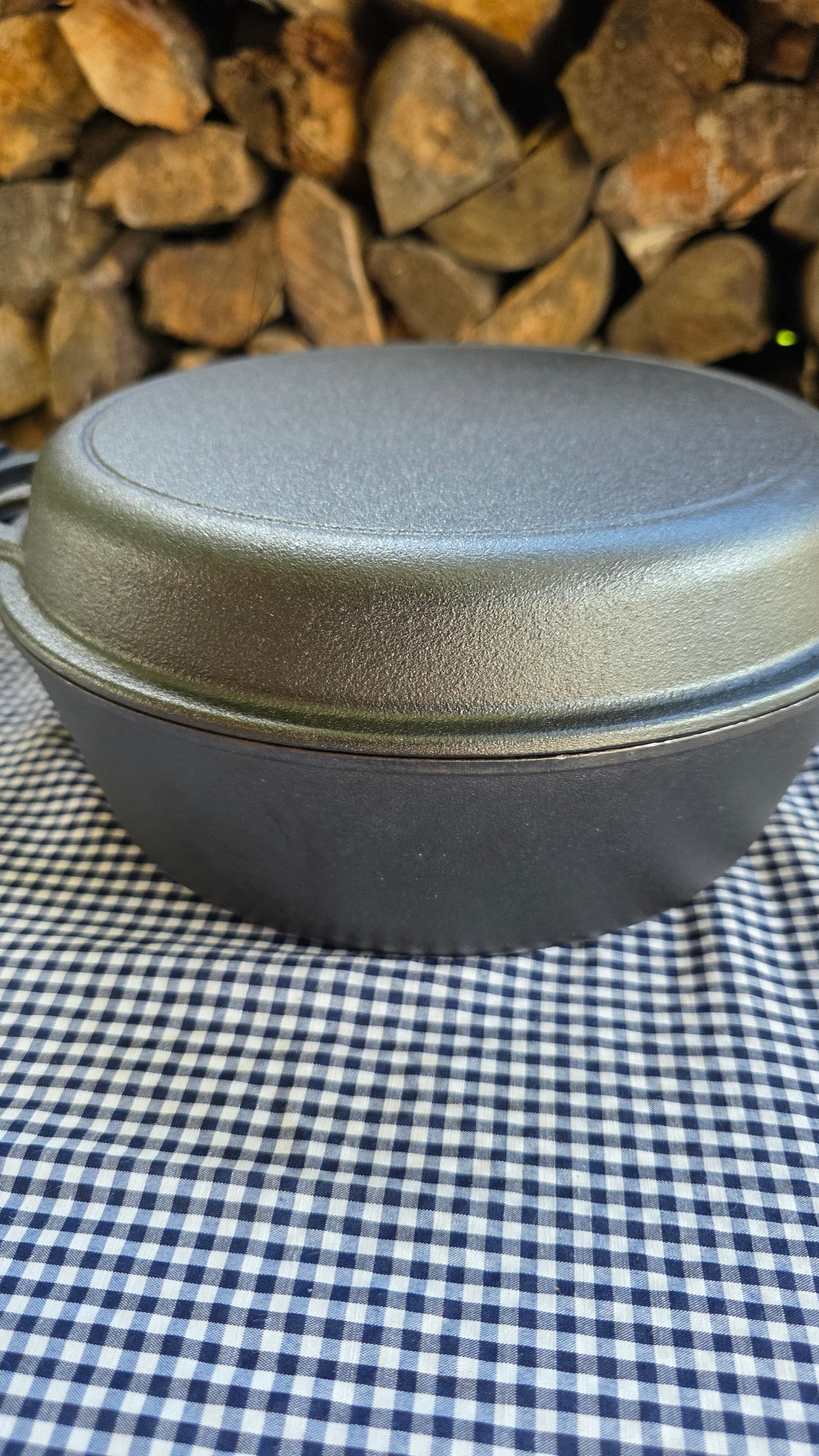 Cacerola Hierro Fundido con Tapa de Sarten