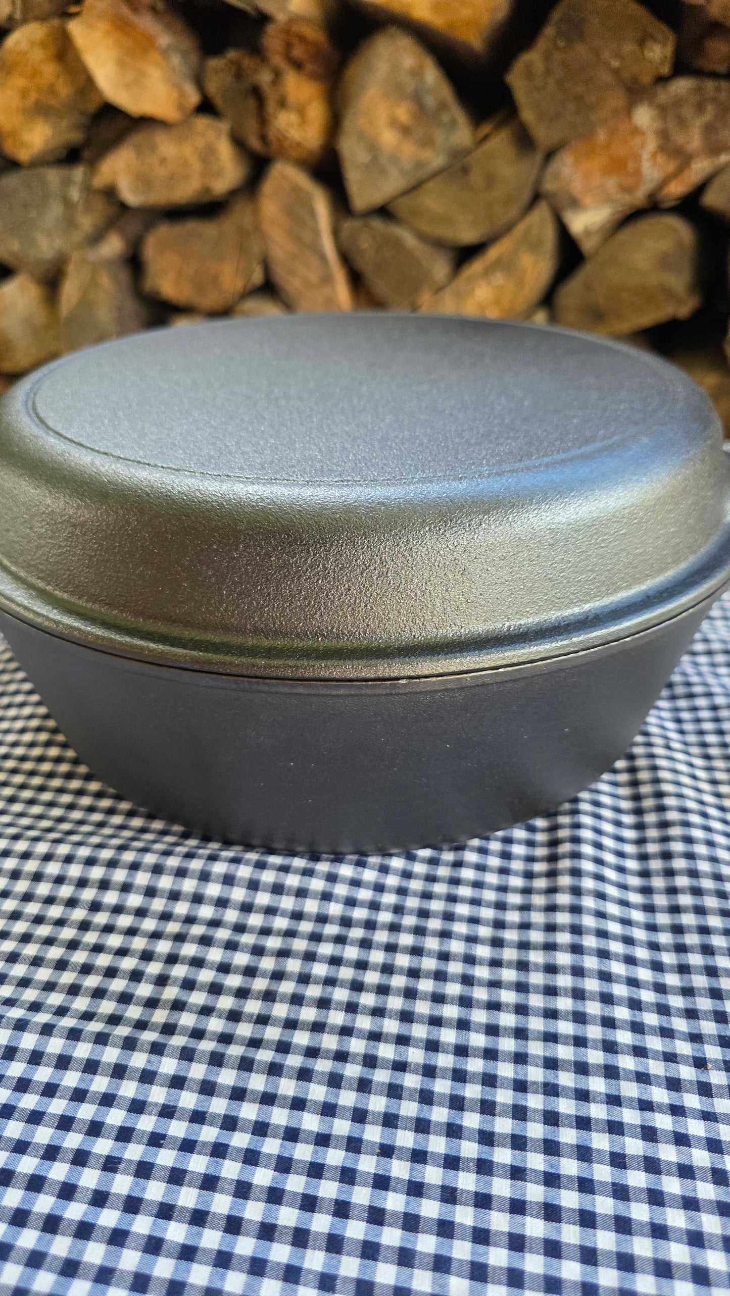 Cacerola Hierro Fundido con Tapa de Sarten