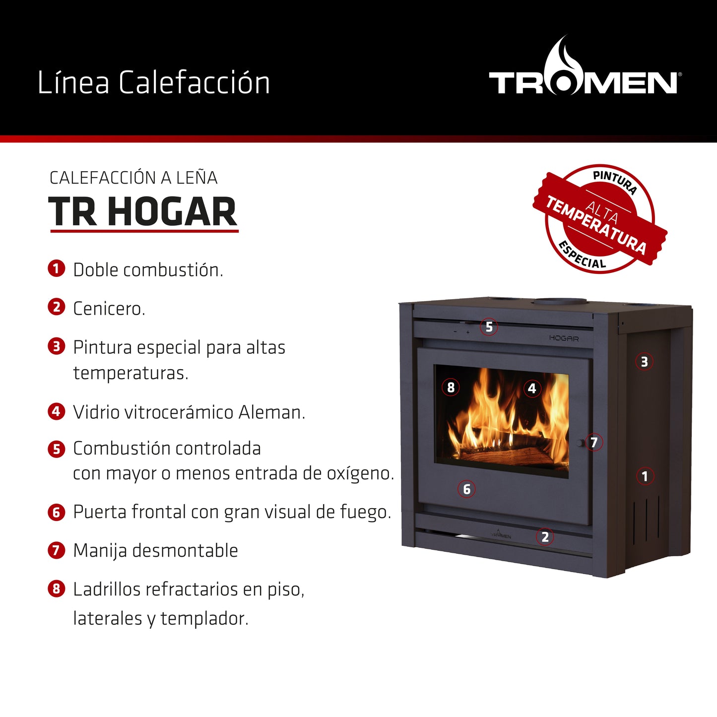 Calefactor Insertable Hogar (130m2) NEW