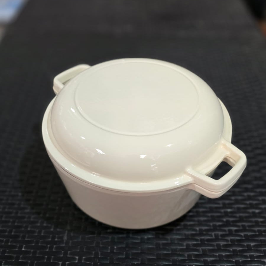 Cacerola de Hierro Enlozada Dual 26 cm