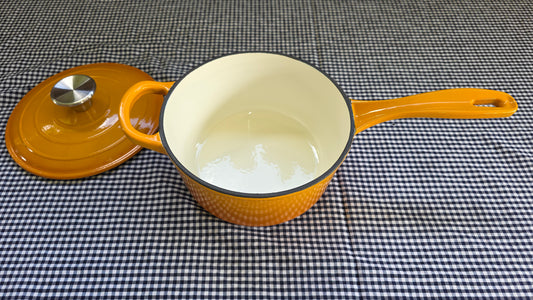 Cacerola Enlosada con Tapa y Mango