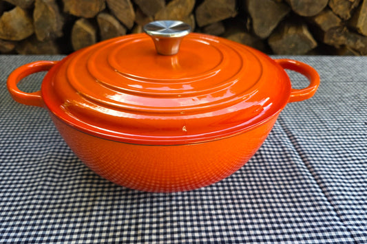 Cacerola Enlosada con Tapa (Variedad de Colores)