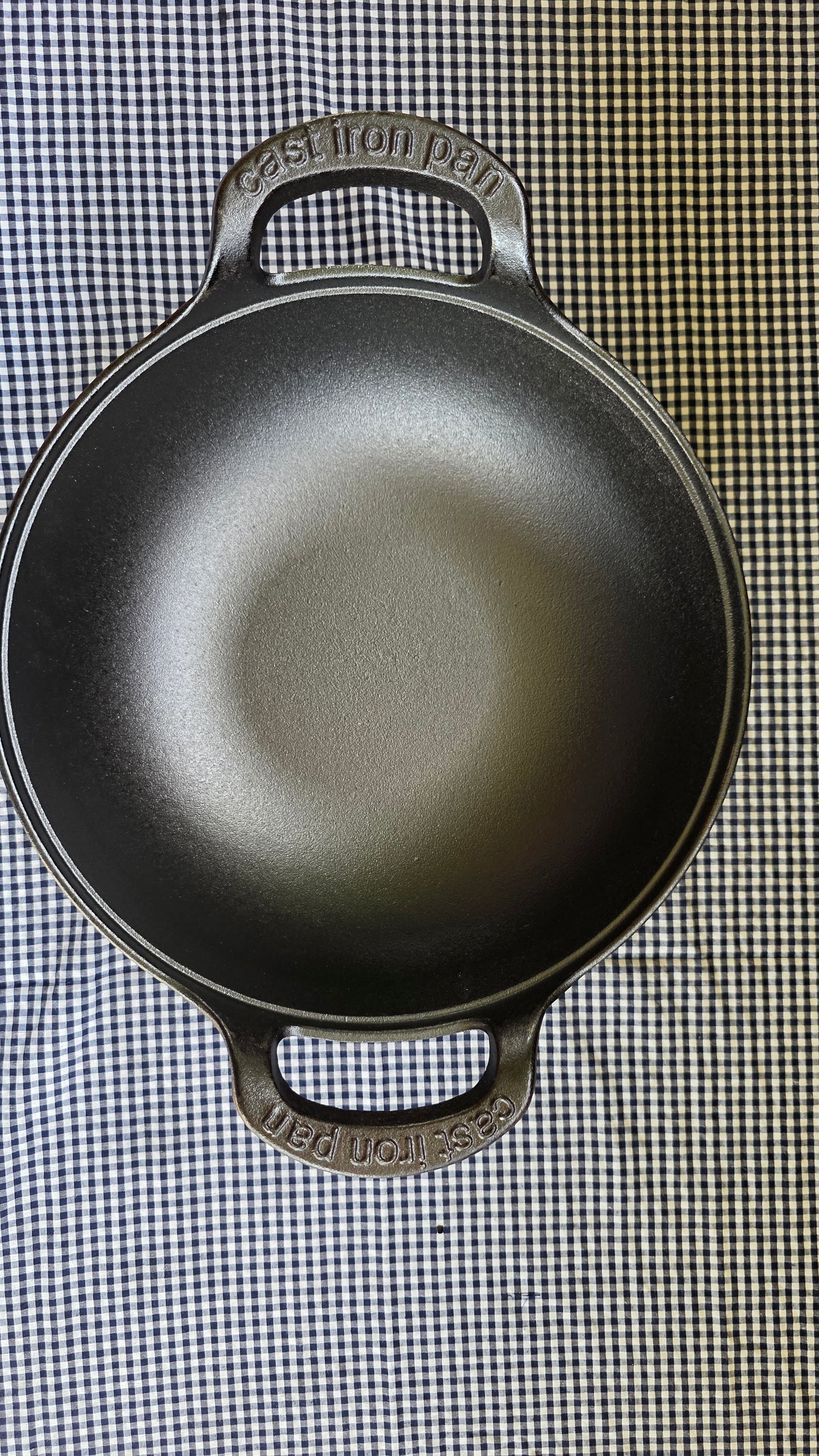 Cacerola de Hierro Fundido - Tipo Wok Profundo (30cm diametro)