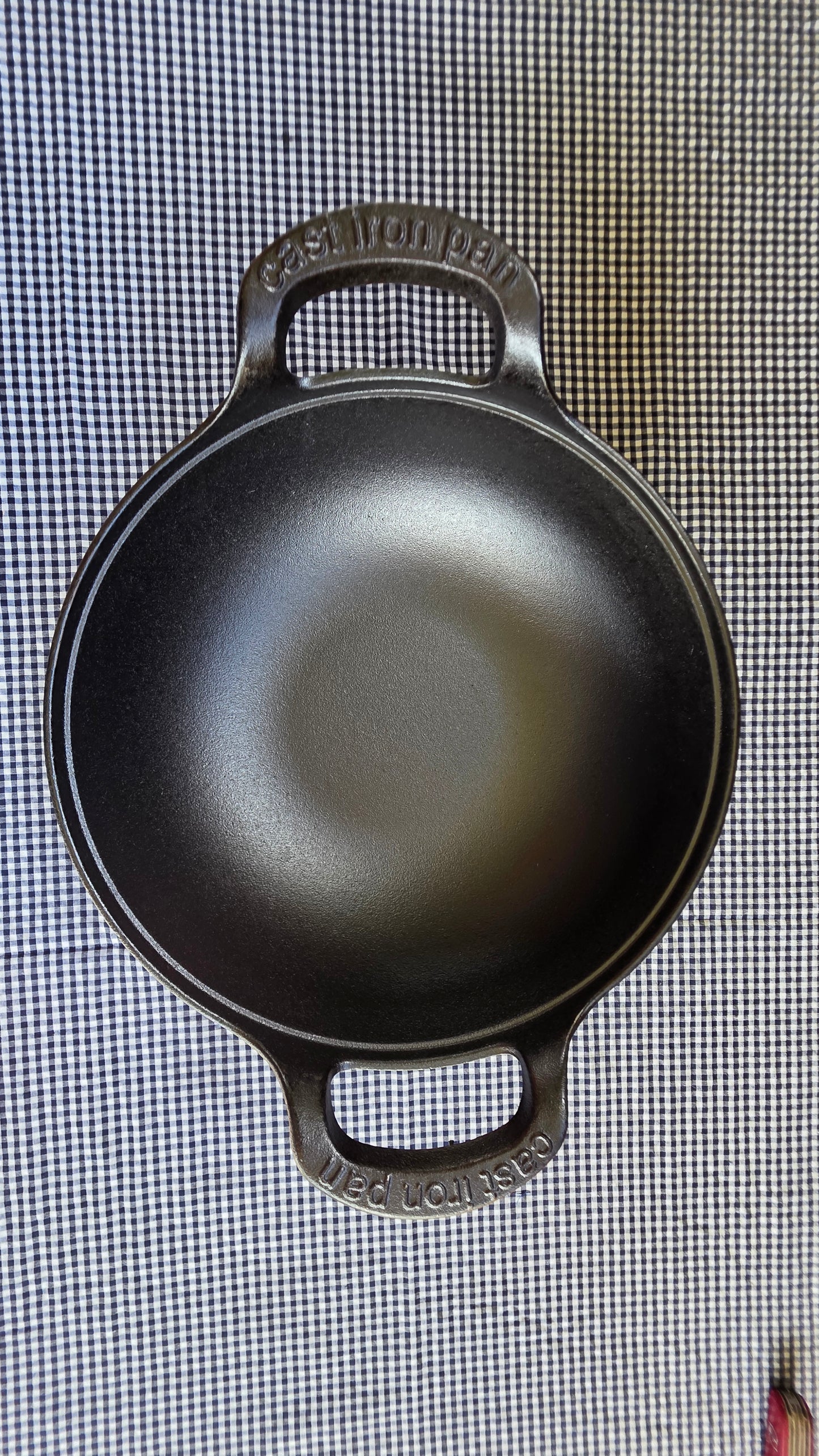Cacerola de Hierro Fundido - Tipo Wok Profundo (30cm diametro)