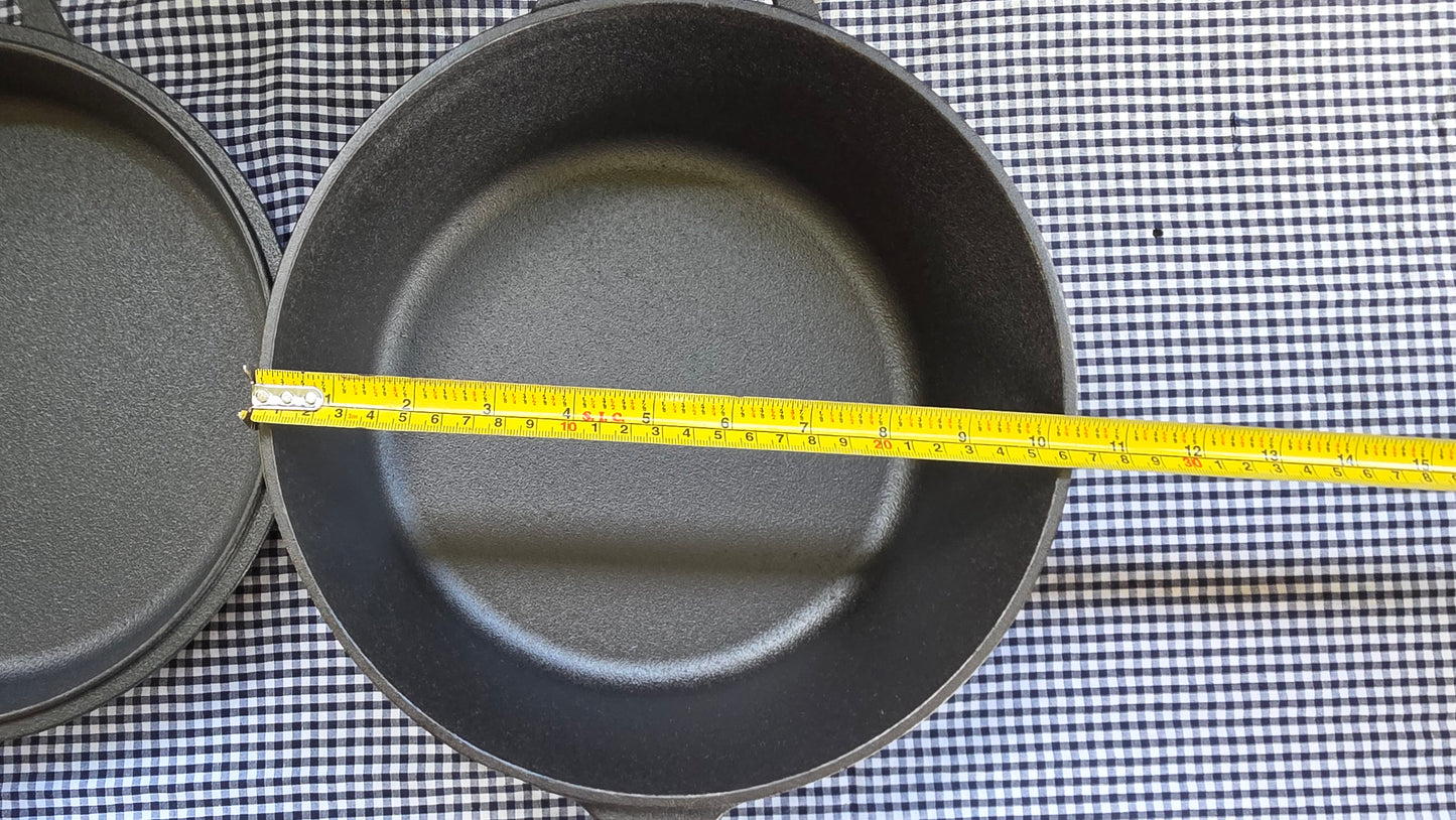 Cacerola Hierro Fundido con Tapa de Sarten