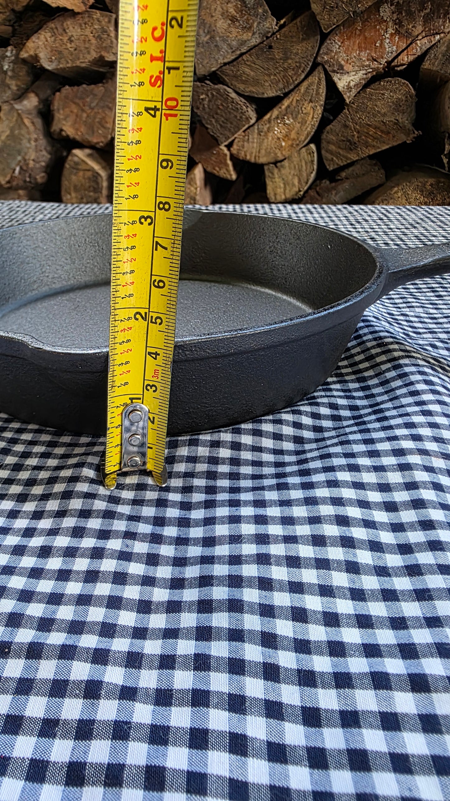 Sartén de Hierro Fundido 16 cm con Mango Antideslizante