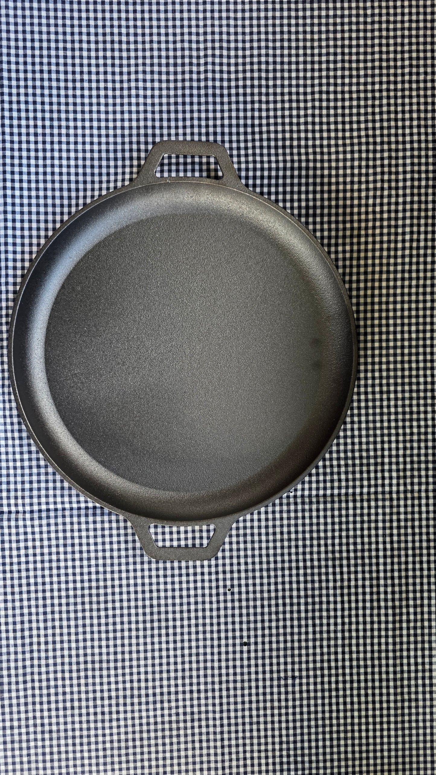 Plancha Redonda de Acero Fundido – 30 cm