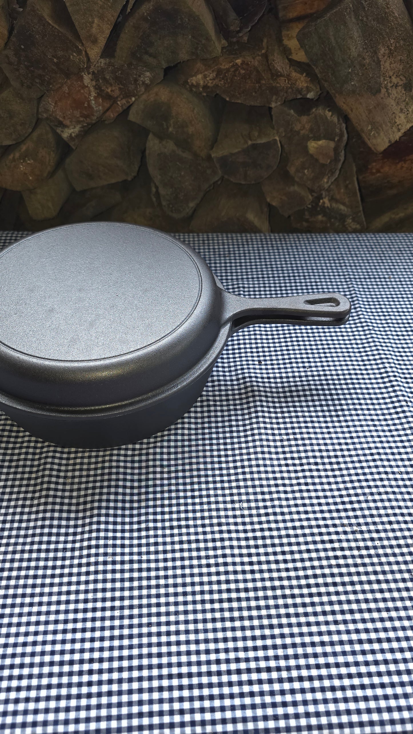 Cacerola Hierro Fundido con Tapa de Sarten