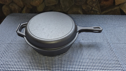 Cacerola Hierro Fundido con Tapa de Sarten