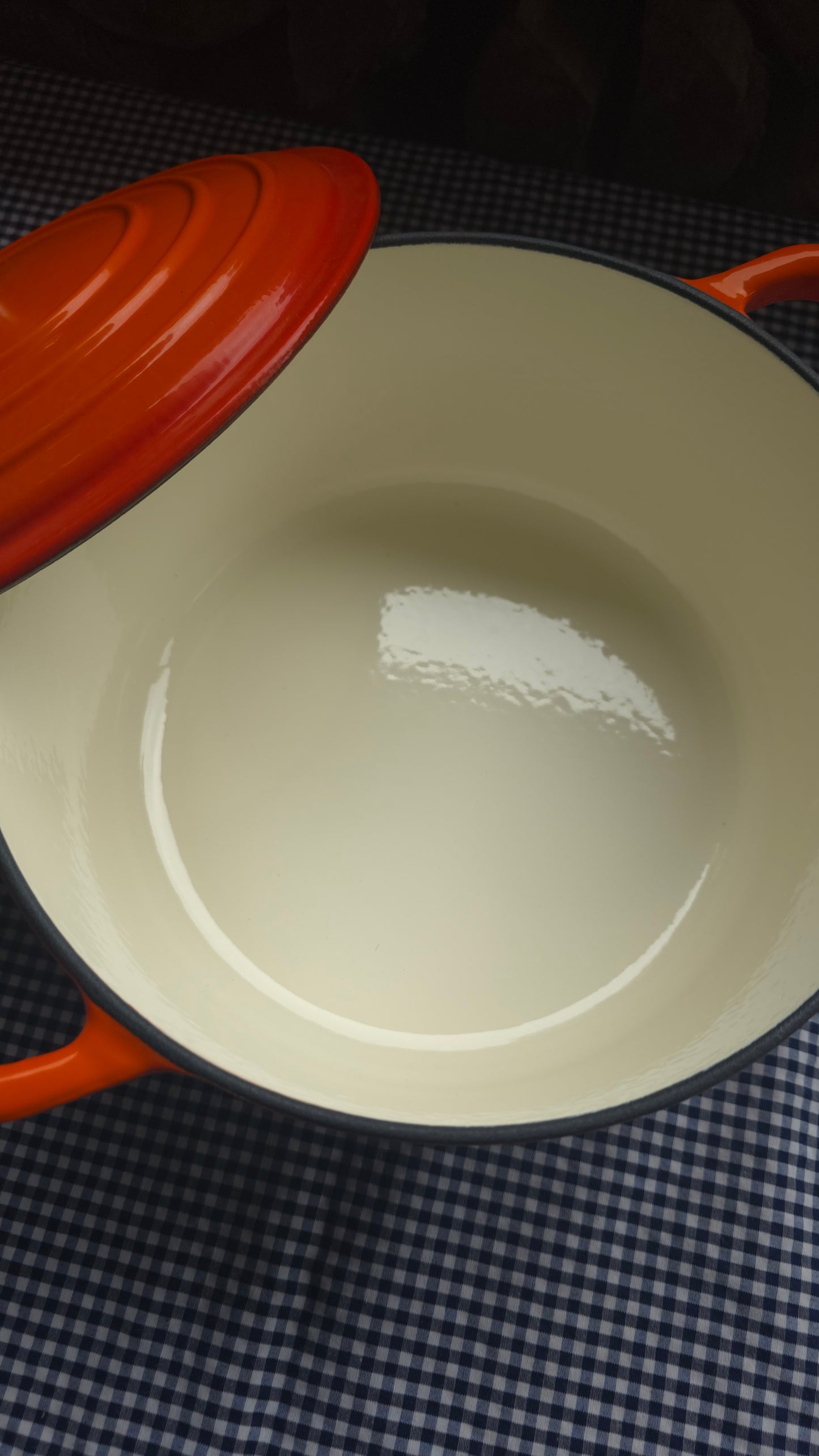 Cacerola Enlosada con Tapa | Varios Colores Disponibles (Naranja, Blanco, Gris, Rojo) 4.9L