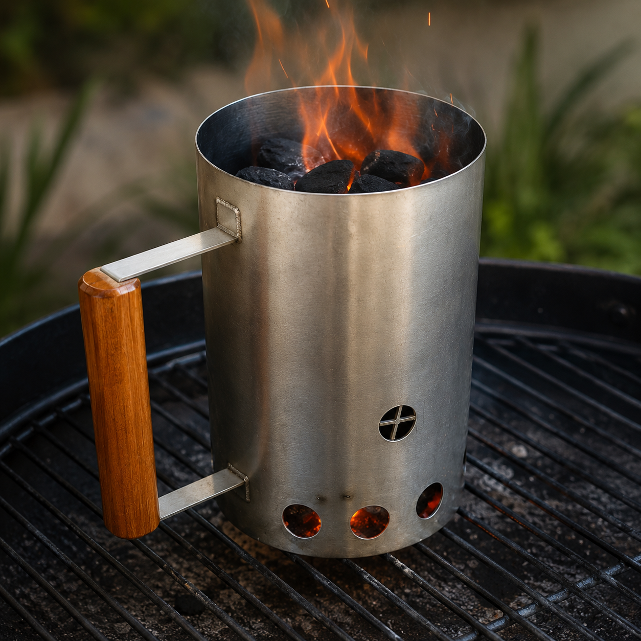 Chimenea de carbón Inoxteca