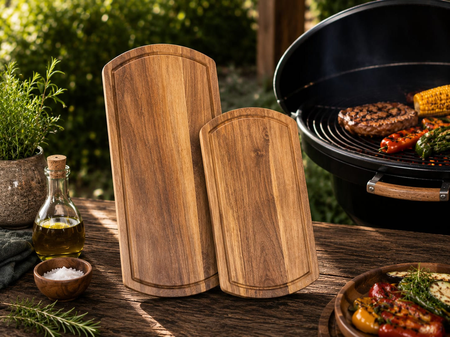 Tablas Parrilleras de Teca