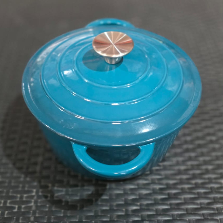 Cacerola de hierro enlozada con Tapa 24cm