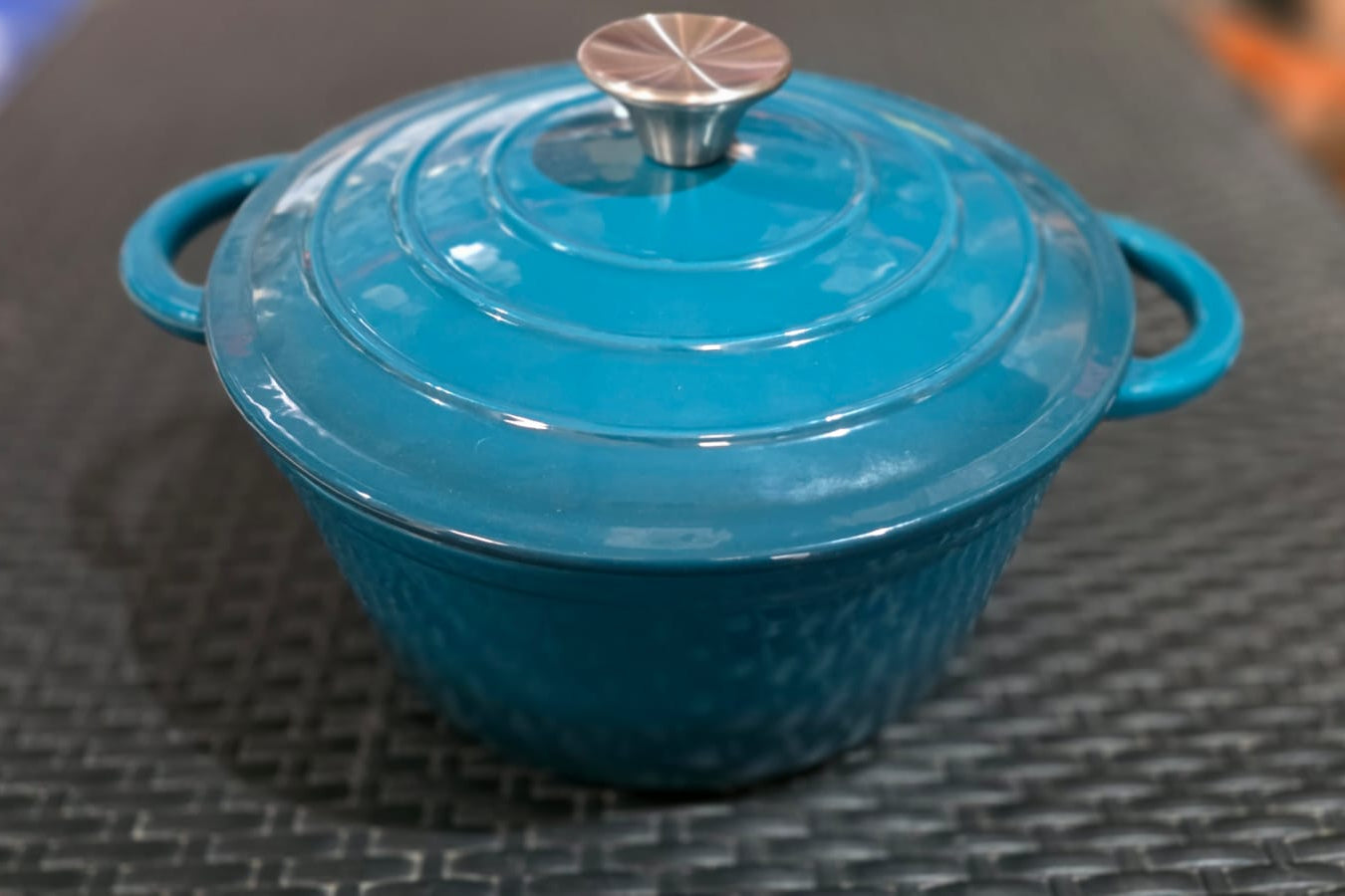 Cacerola de hierro enlozada con Tapa 24cm