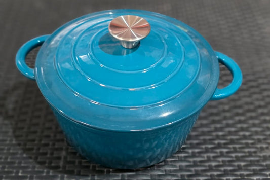 Cacerola de hierro enlozada con Tapa 24cm