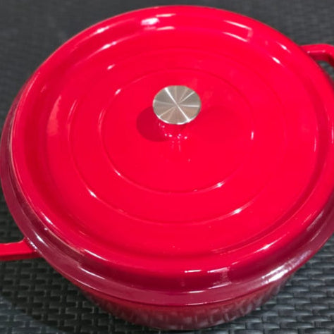 Cacerola Enlozado Roja Grande 40cm