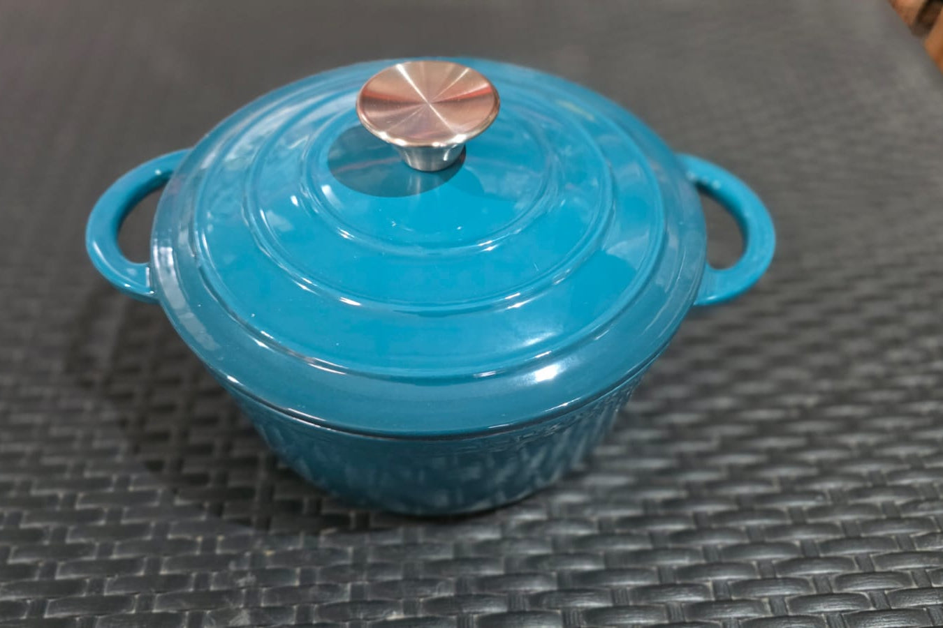 Cacerola de hierro enlozada con Tapa 22cm