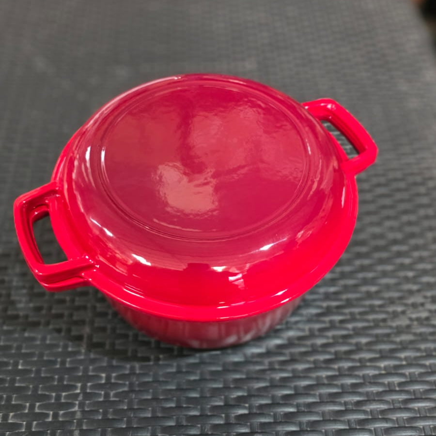 Cacerola de Hierro Enlozada Dual 26 cm